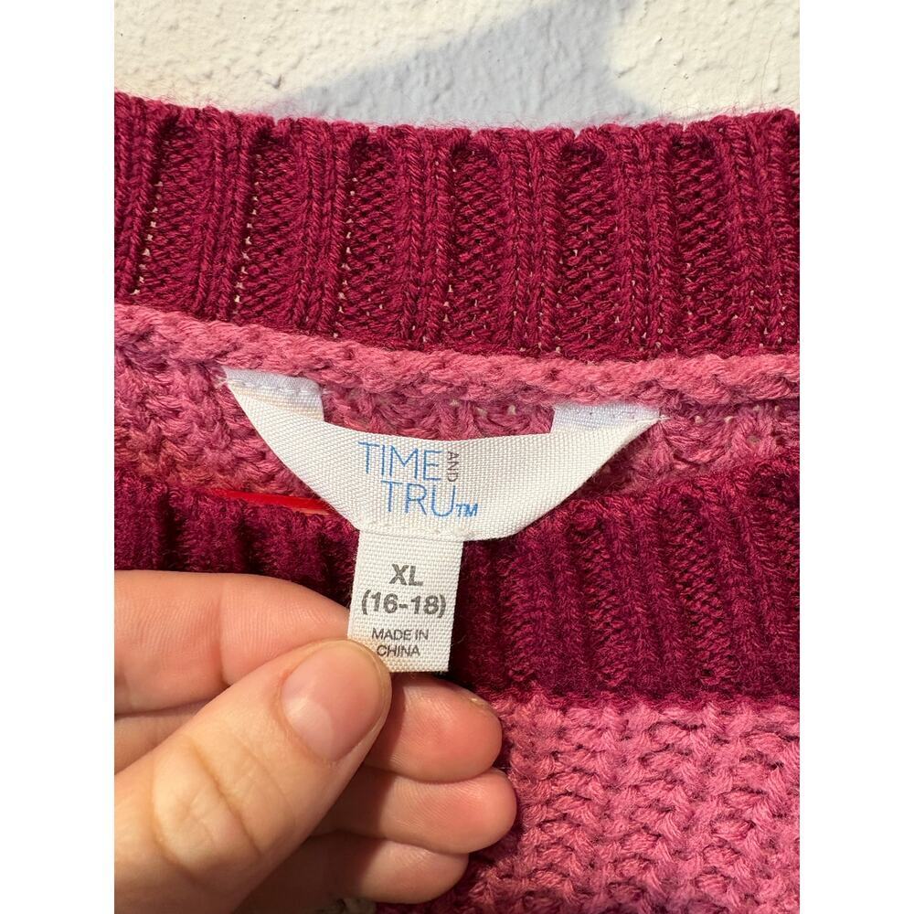 Colorblock Knit Sweater XL - Picture 2 of 4